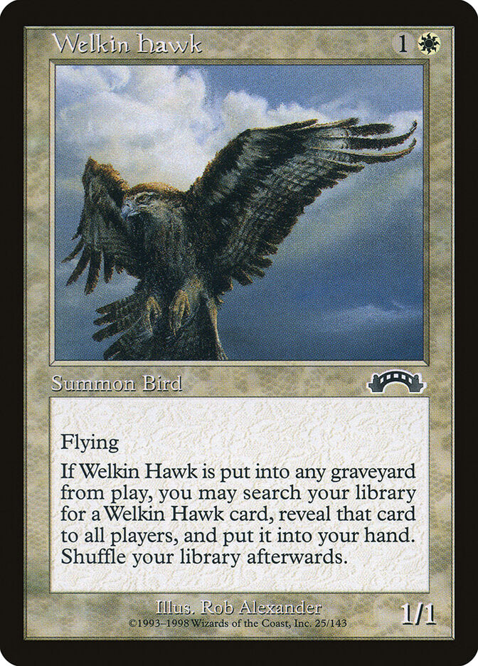 Welkin Hawk 25 - Exodus MTG card