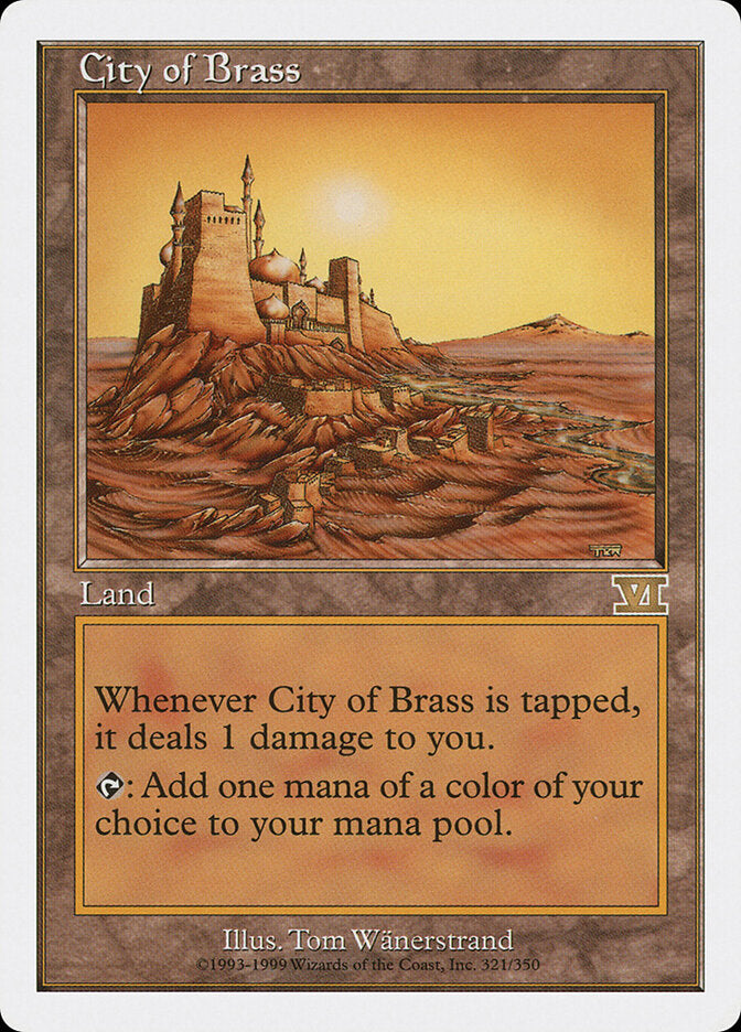 City of Brass 321 - Classic Sixth Edition MTG card