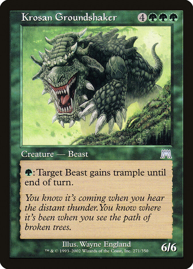 Krosan Groundshaker 271 - Onslaught MTG card
