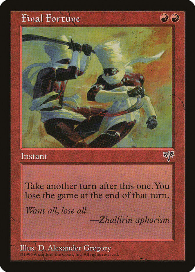 Final Fortune 173 - Mirage MTG card