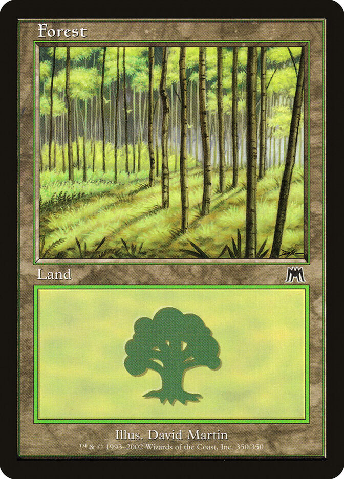 Forest 350 - Onslaught MTG card