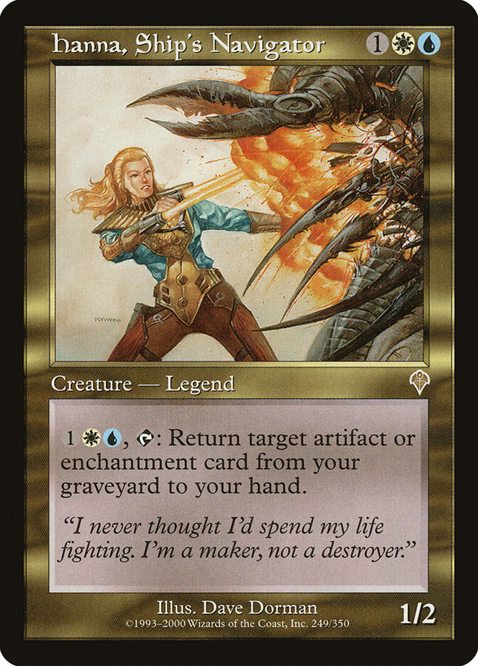 Hanna, Ship's Navigator 249 - Invasion MTG card