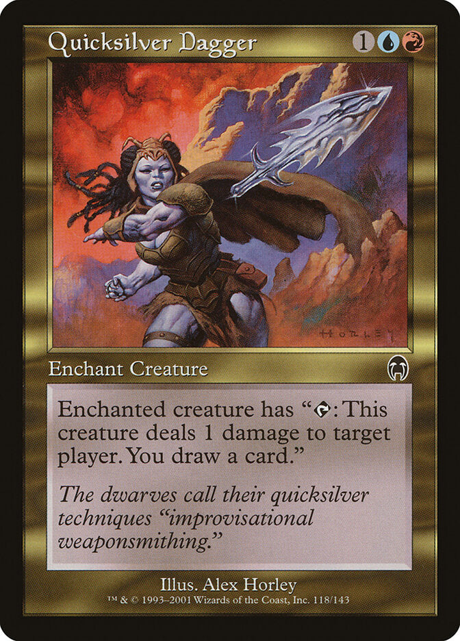 Quicksilver Dagger 118 - Apocalypse MTG card