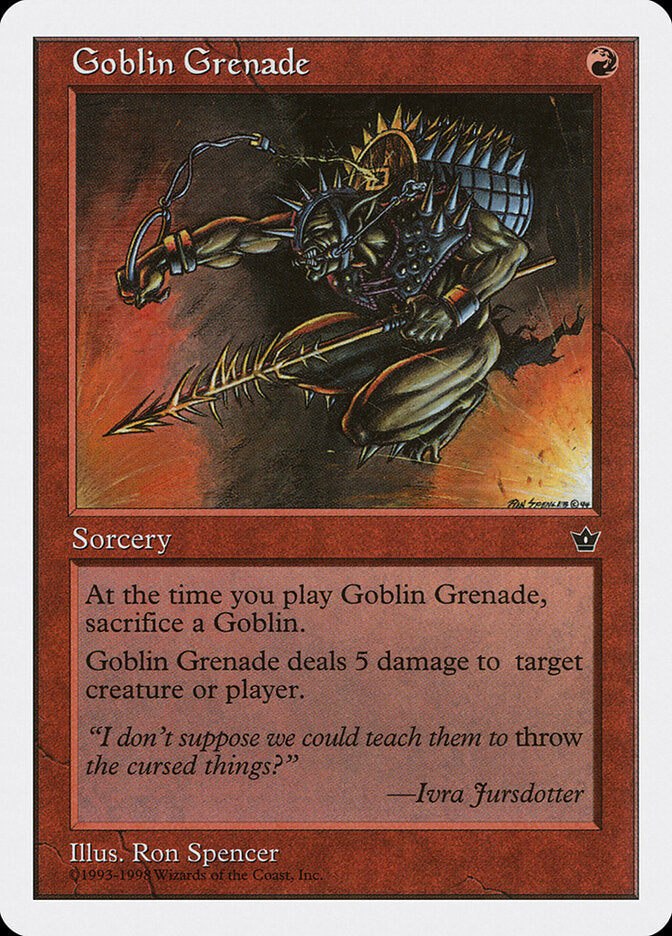 Goblin Grenade 32 - Anthologies MTG card