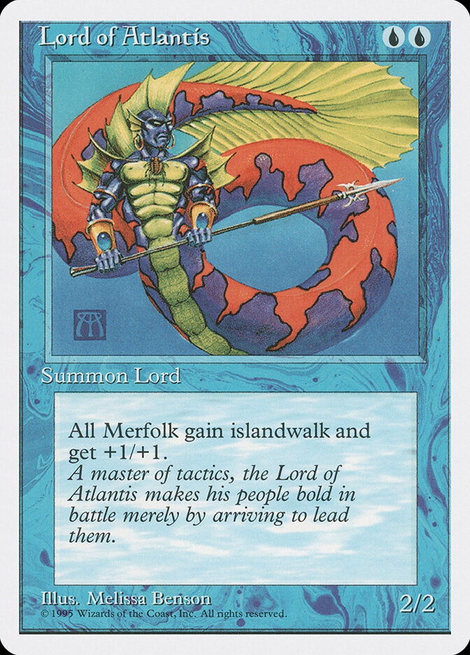 Lord of Atlantis 82 - Fourth Edition MTG card