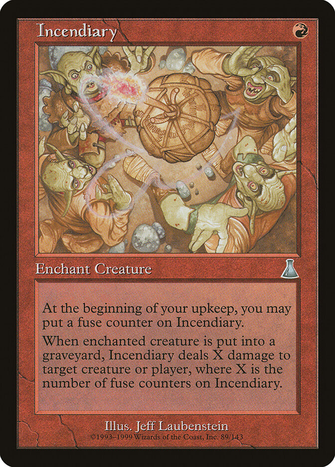 Incendiary 89 - Urza's Destiny MTG card