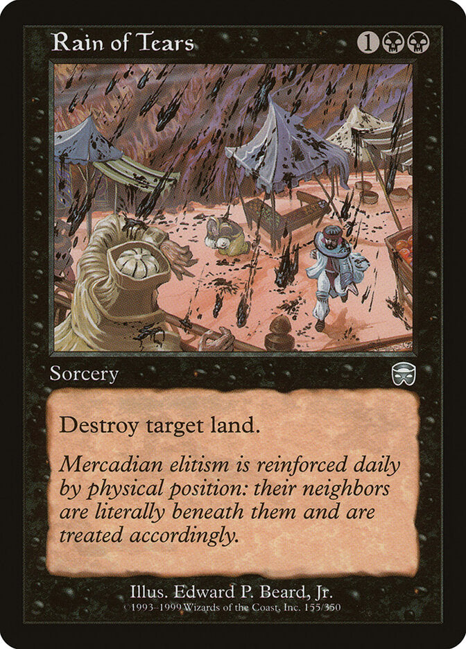 Rain of Tears 155 - Mercadian Masques MTG card