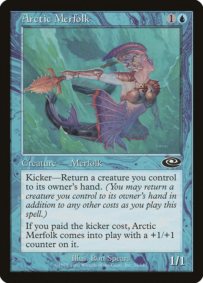 Arctic Merfolk 21 - Planeshift MTG card