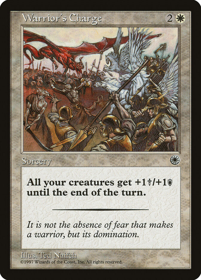 Warrior's Charge 38 - Portal MTG card