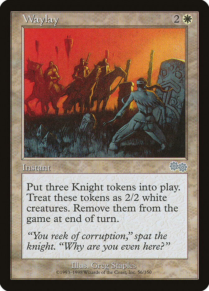 Waylay 56 - Urza's Saga MTG card