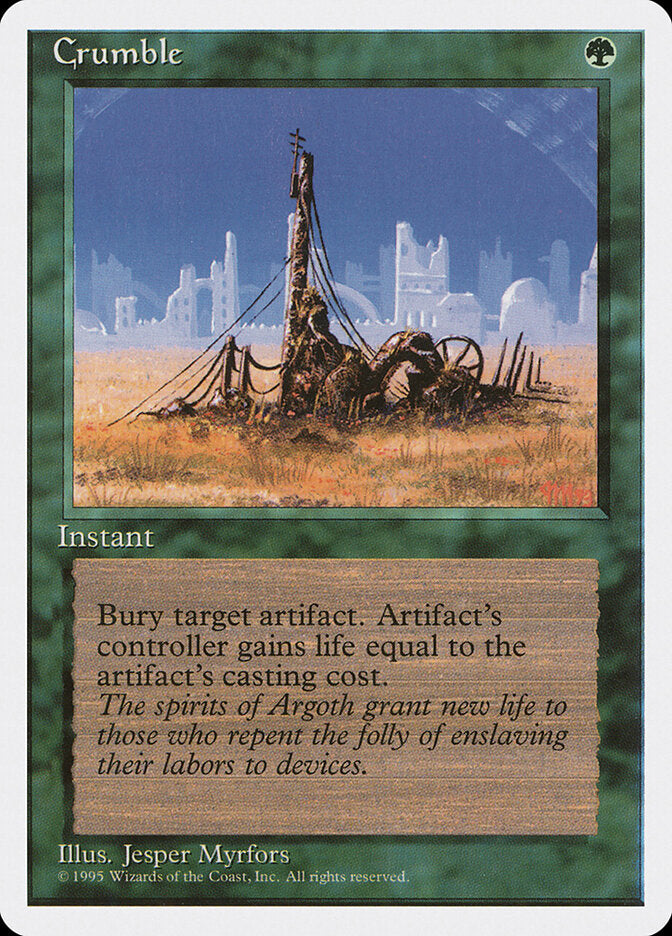 Crumble 239 - Fourth Edition MTG card