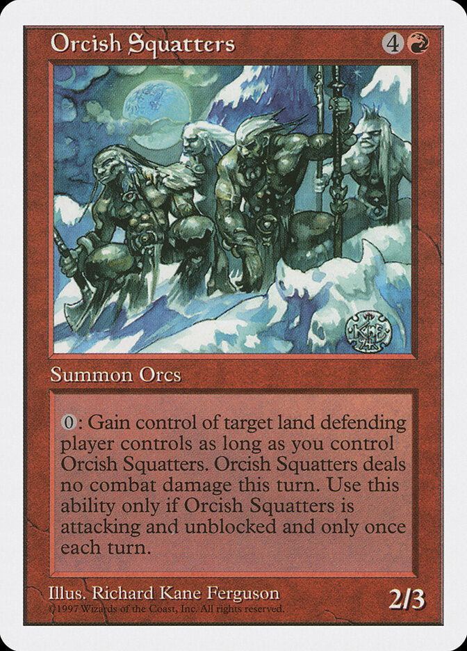 Orcish Squatters 258 - Fifth Edition MTG card