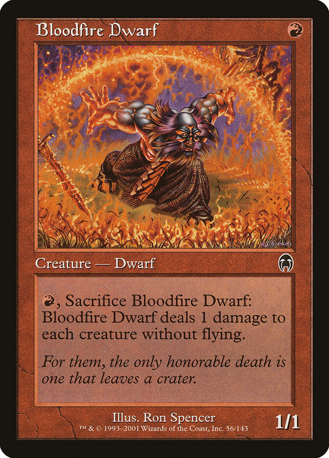 Bloodfire Dwarf 56 - Apocalypse MTG card