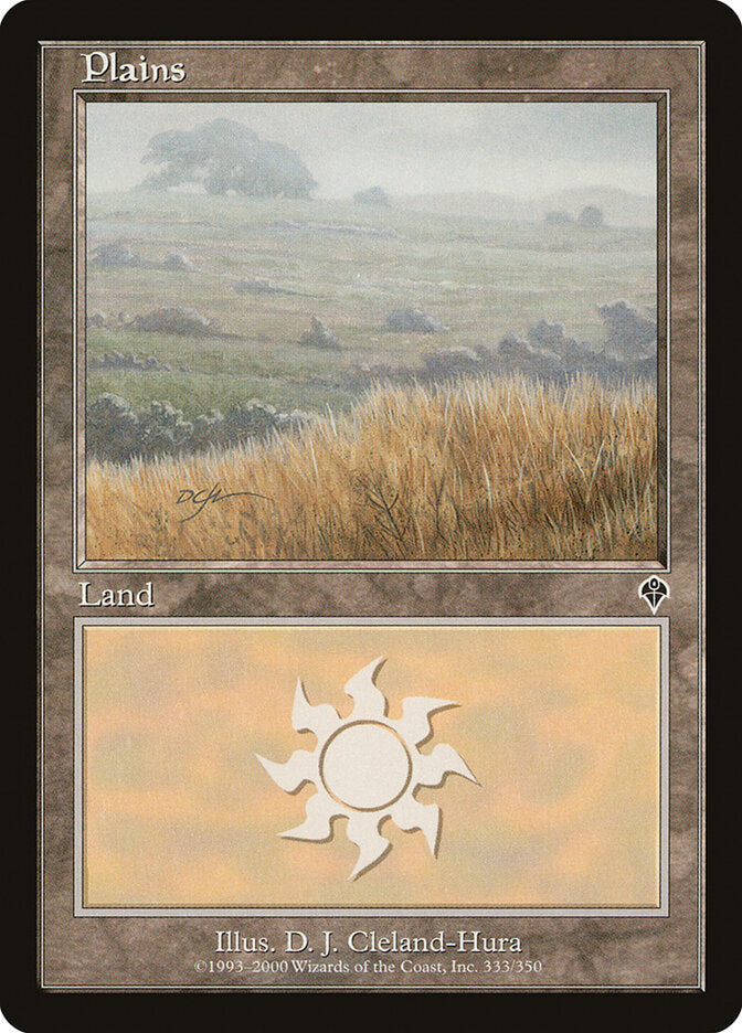 Plains 333 - Invasion MTG card