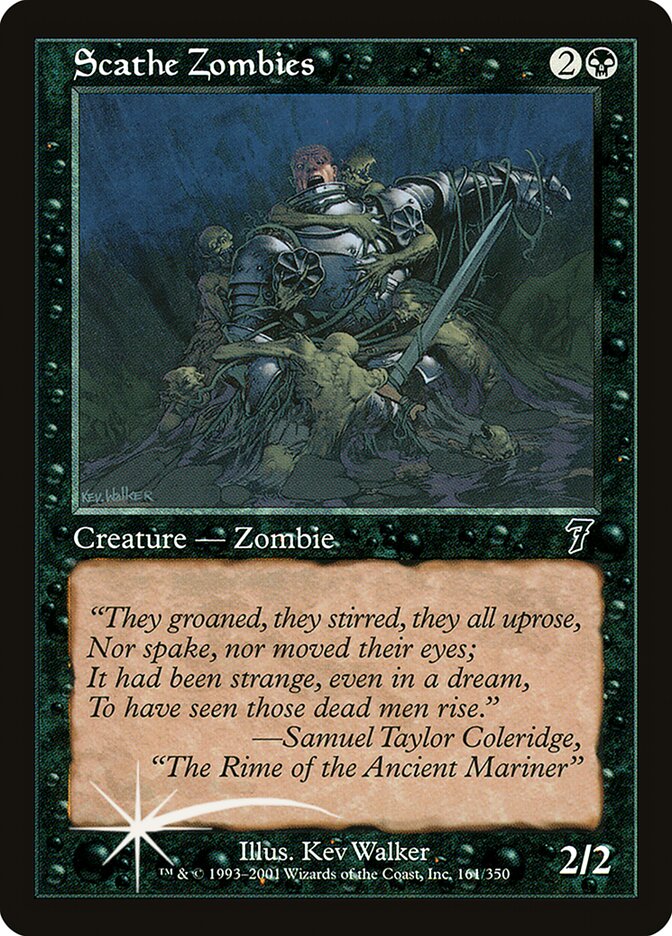 Scathe Zombies 161★ - Seventh Edition MTG card