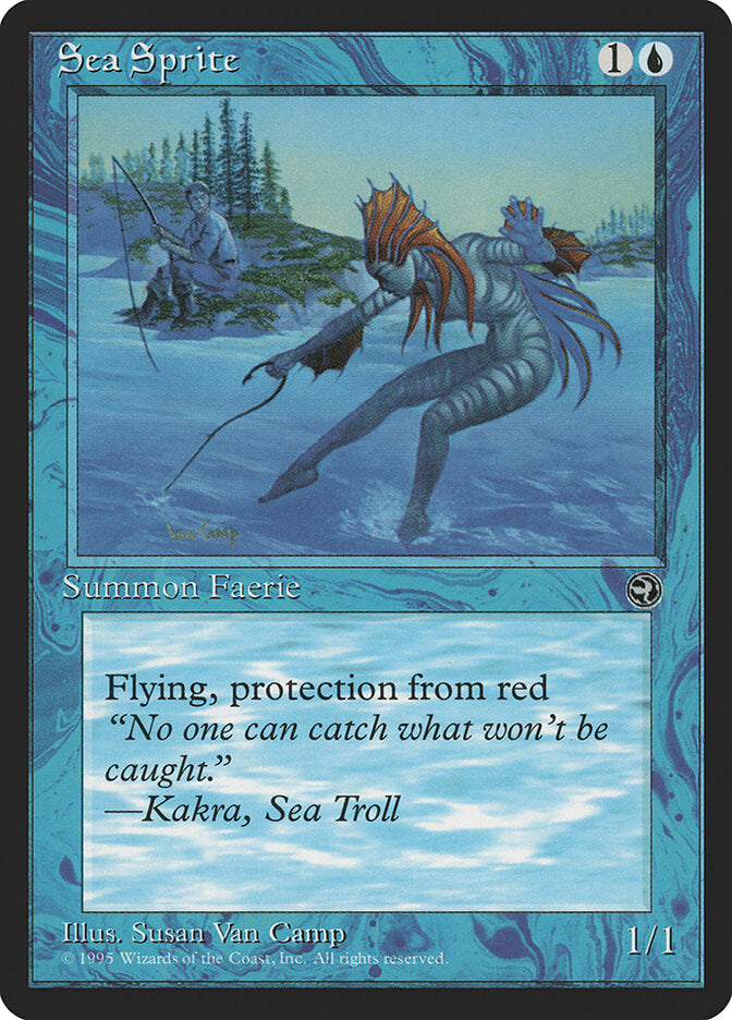 Sea Sprite 38 - Homelands MTG card