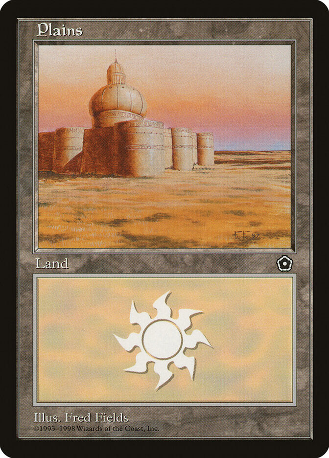 Plains 152 - Portal Second Age MTG card
