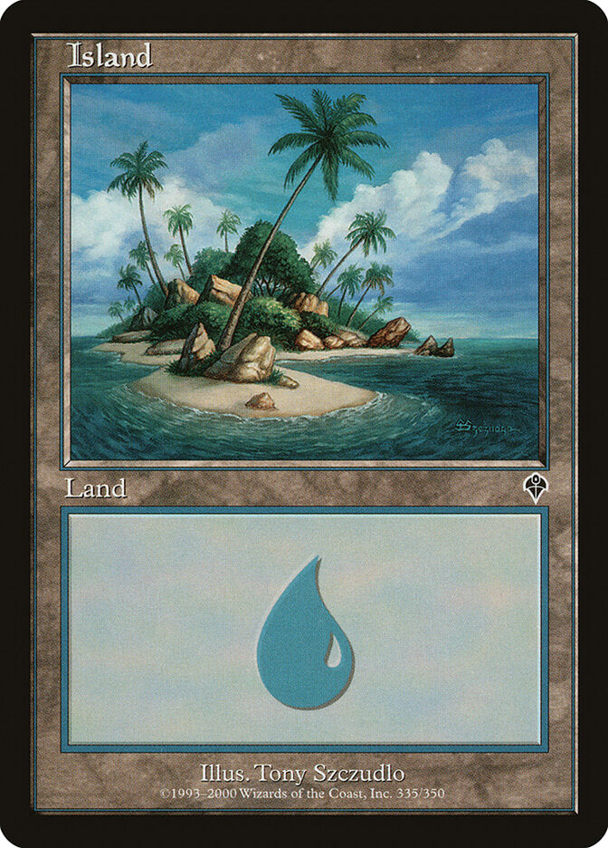 Island 335 - Invasion MTG card