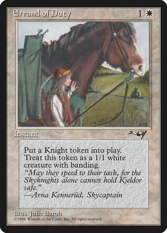 Errand of Duty 2b - Alliances MTG card
