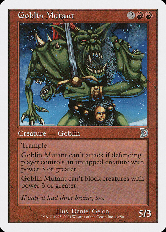 Goblin Mutant 12 - Deckmasters MTG card