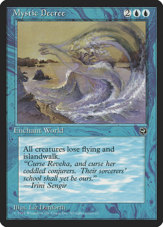 Mystic Decree 34 - Homelands MTG card