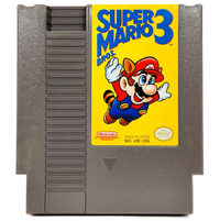 Super Mario Bros. 3 (Nintendo NES, 1990) Authentic Original Cartridge - Rare Left Bros Label Misprint
