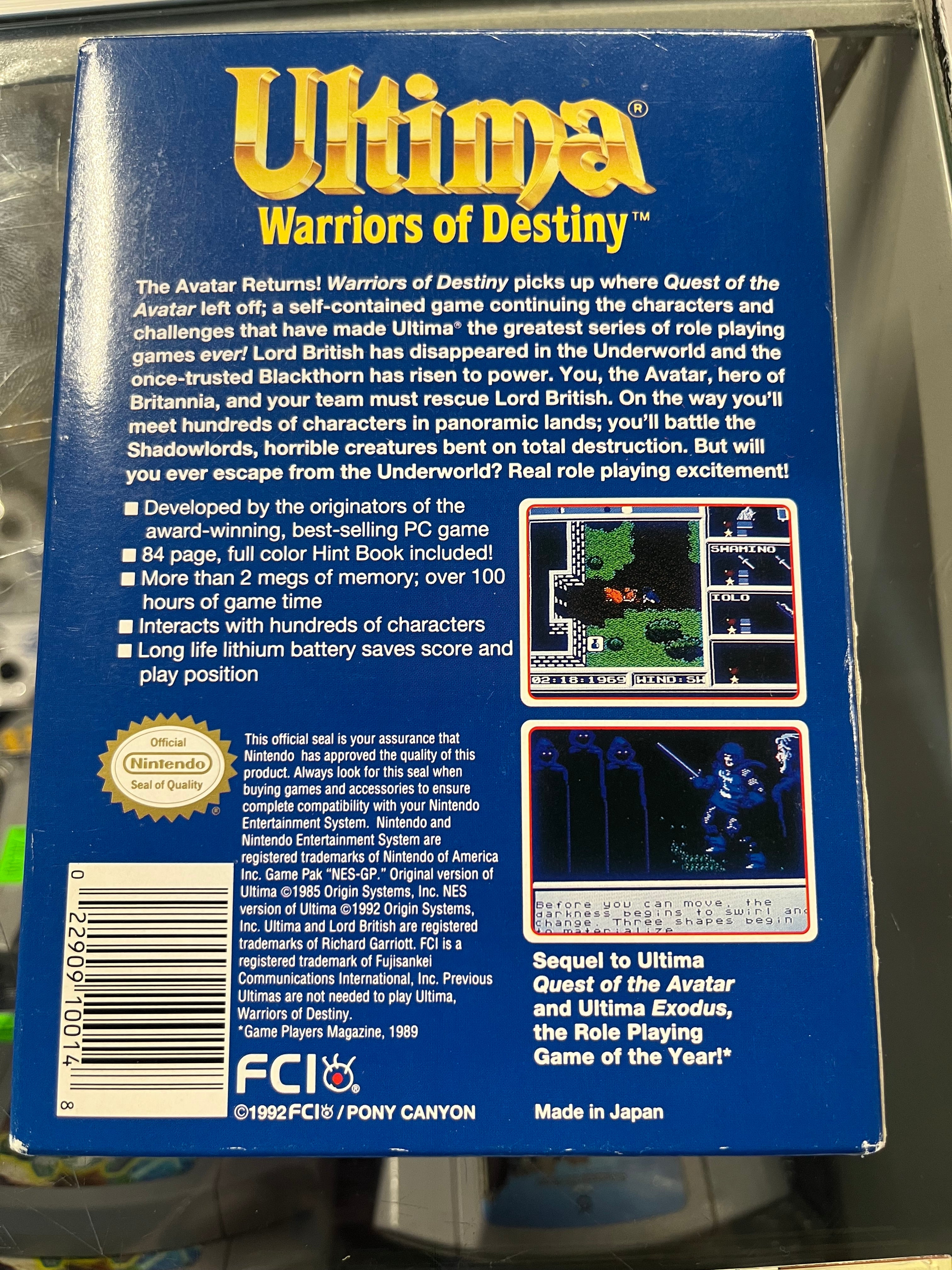 Ultima Warriors of Destiny – NES Classic