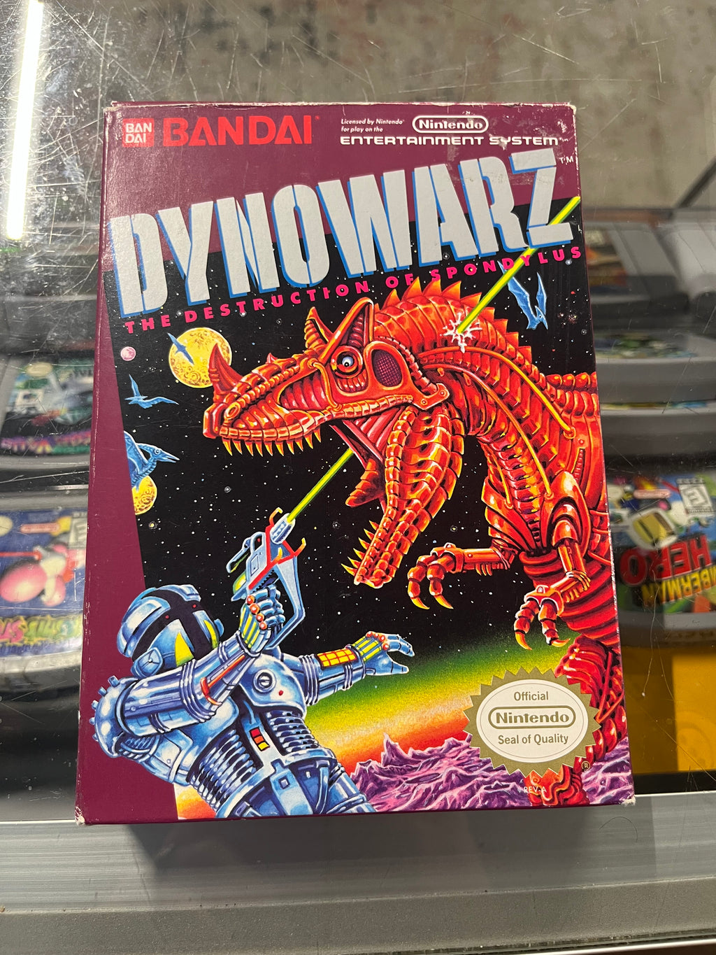 Dynowarz the Destruction of Spondylus – NES Classic