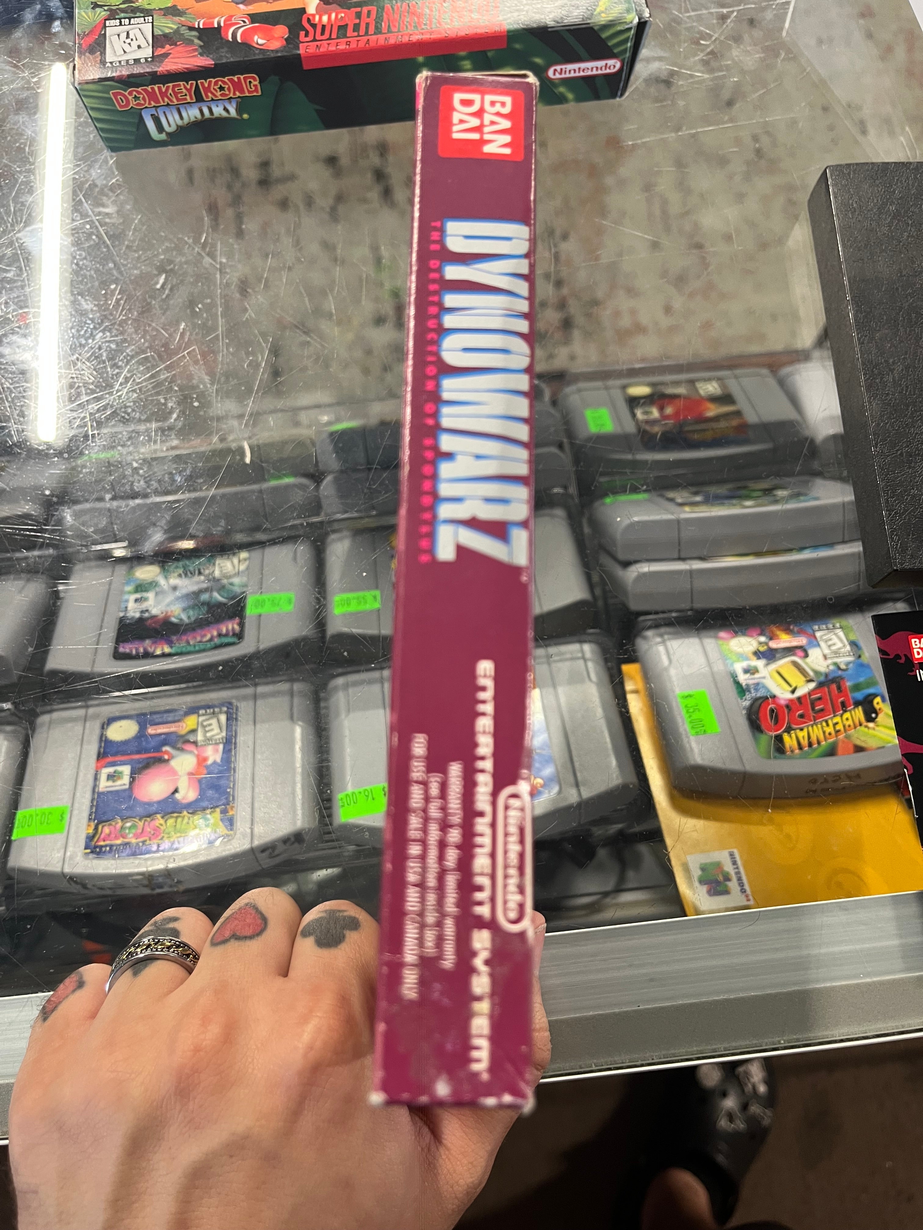 Dynowarz the Destruction of Spondylus – NES Classic
