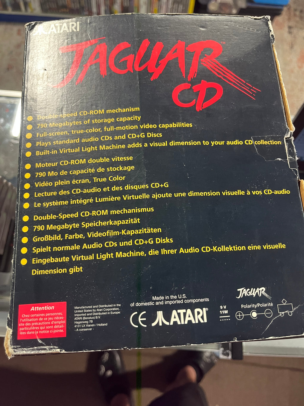 Atari Jaguar CD Compact Digital Media Player