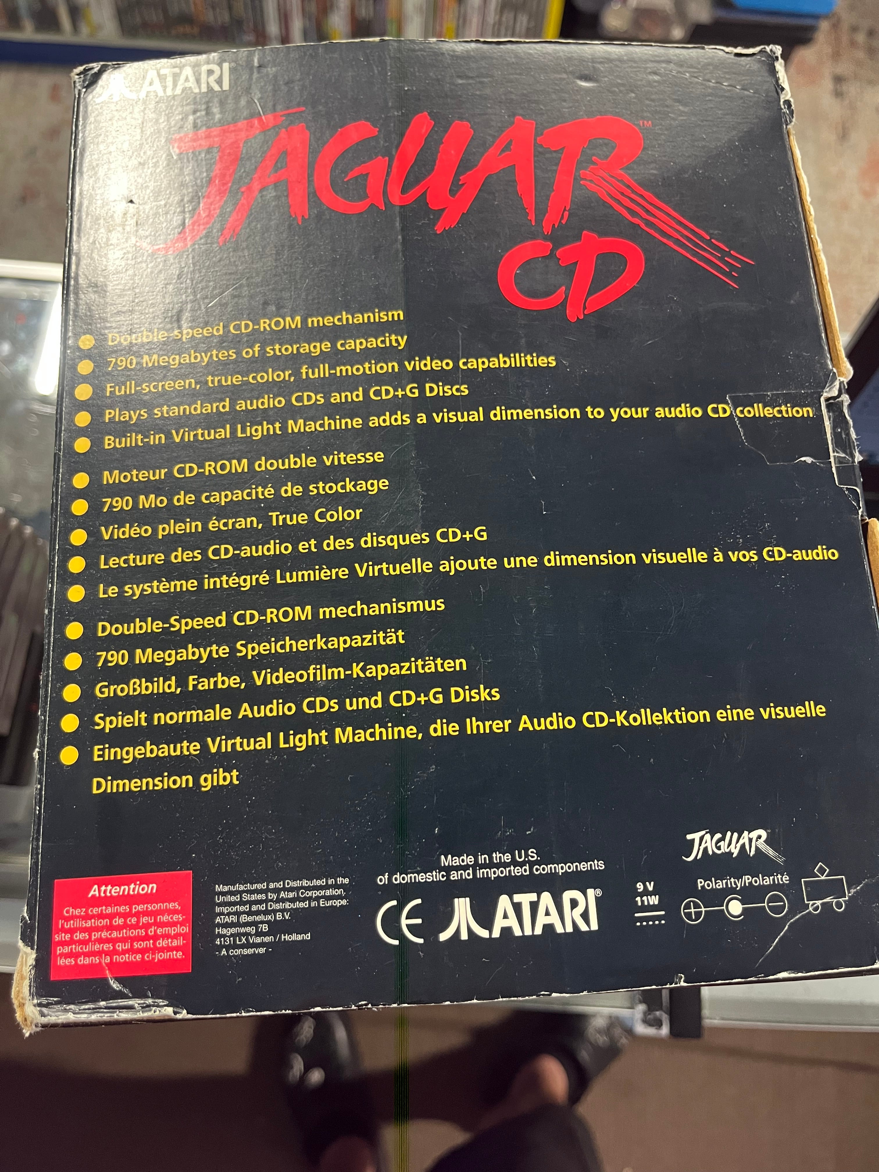 Atari Jaguar CD Compact Digital Media Player