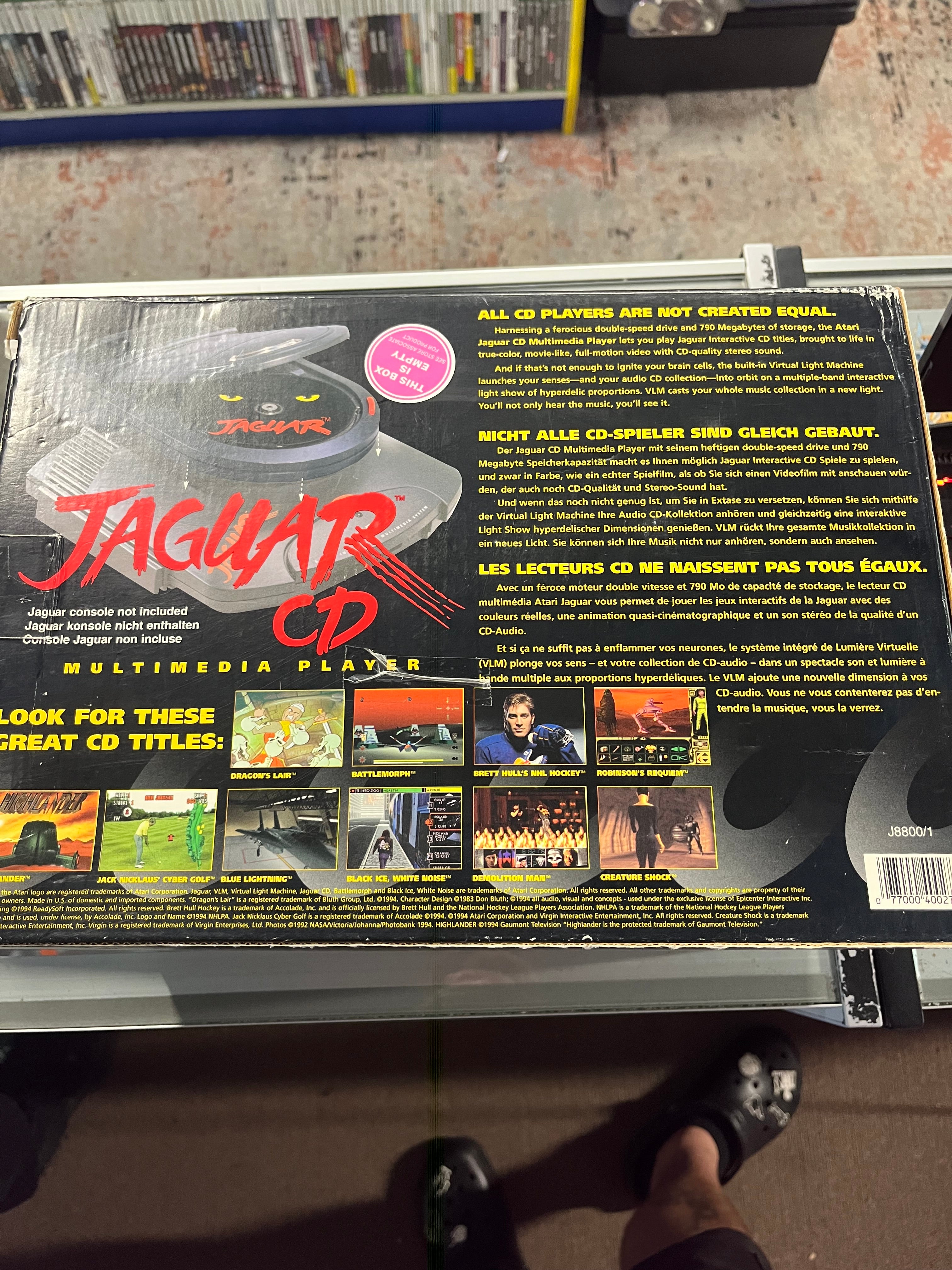 Atari Jaguar CD Compact Digital Media Player
