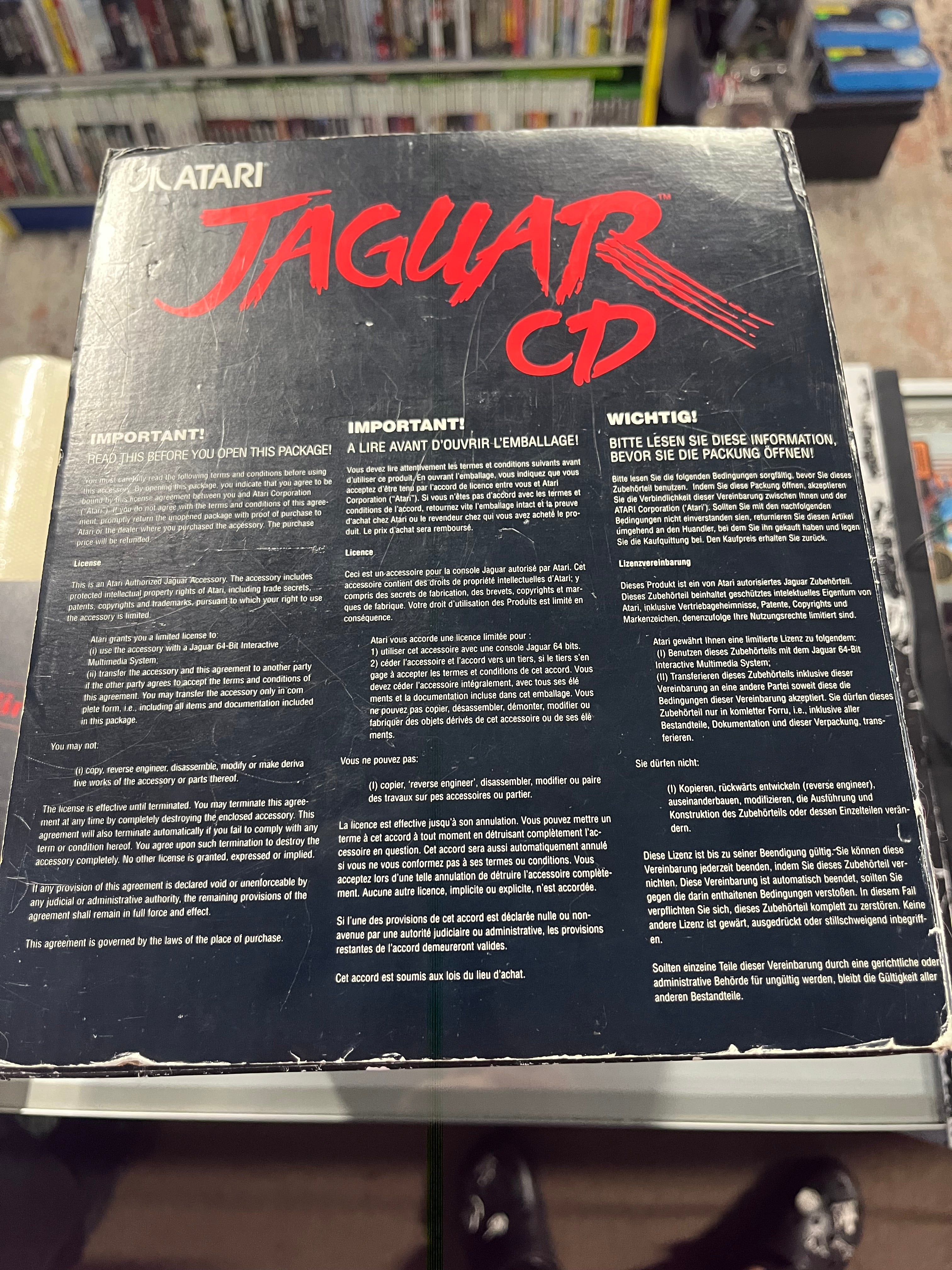 Atari Jaguar CD Compact Digital Media Player