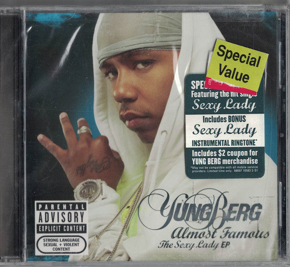 Yung Berg - Almost Famous (The Sexy Lady EP) CD cover
