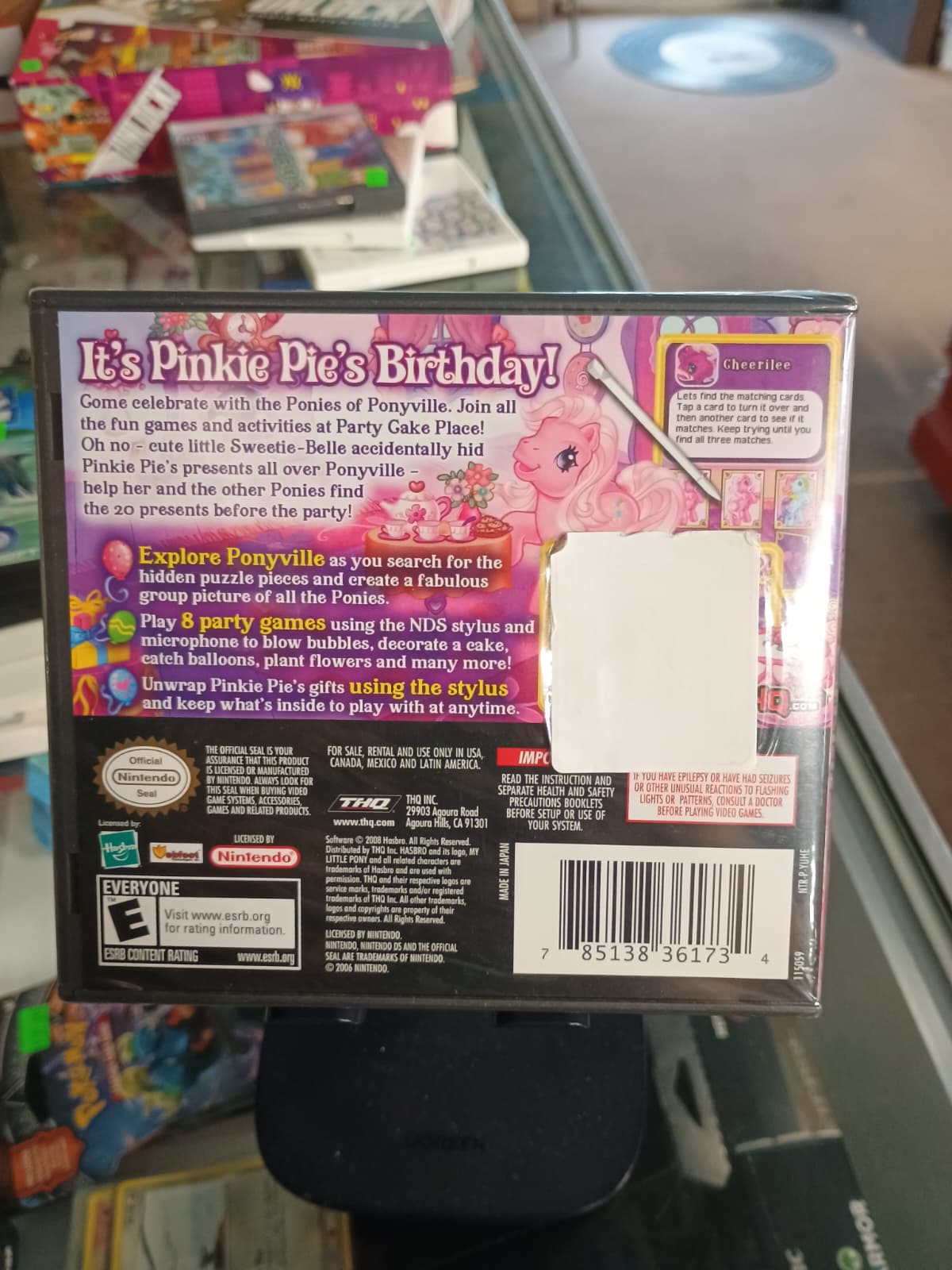 My Little Pony: Pinkie Pie’s Party (sealed) - Nintendo DS Classic