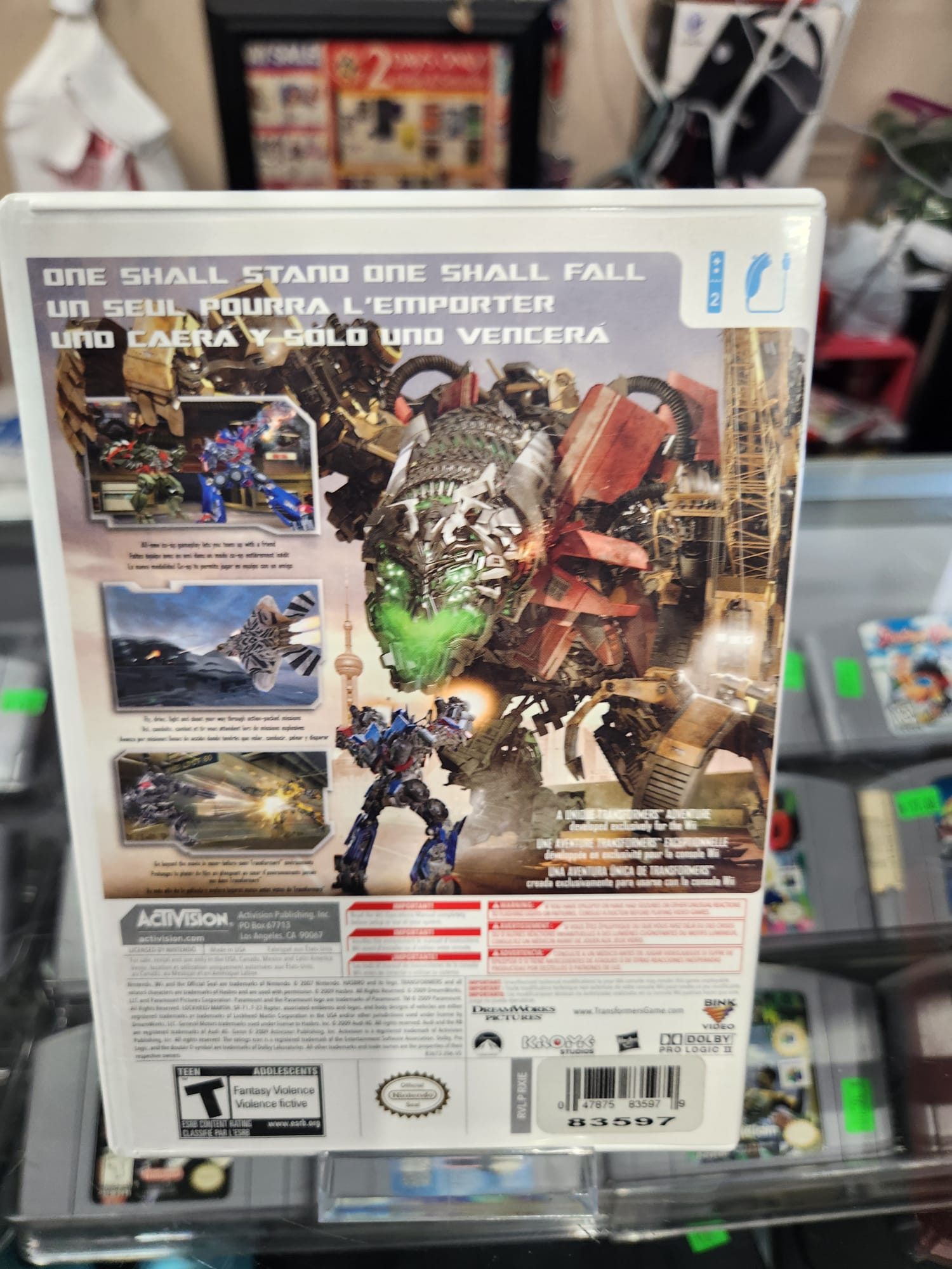 Transformers: Revenge of the Fallen - Nintendo Wii