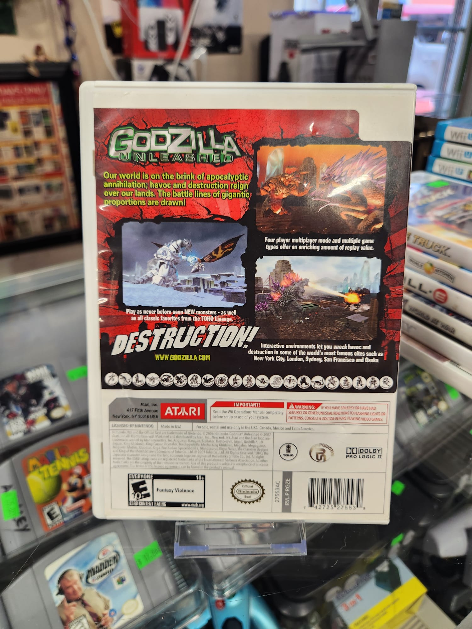 Godzilla Unleashed - Wii