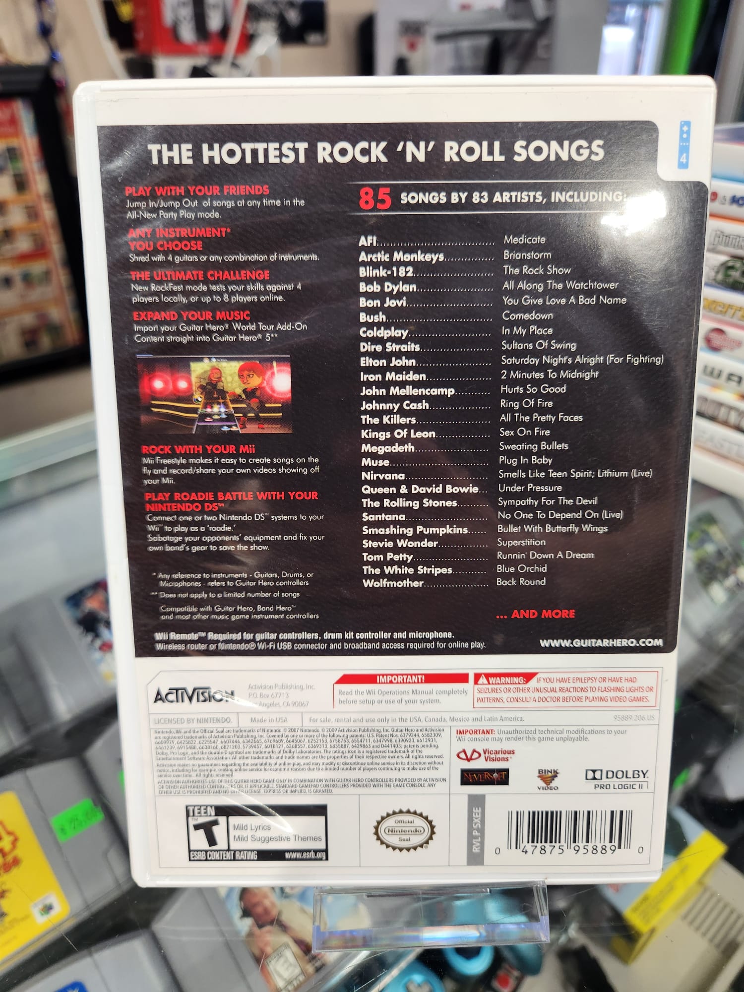 Guitar Hero 5 - Nintendo Wii