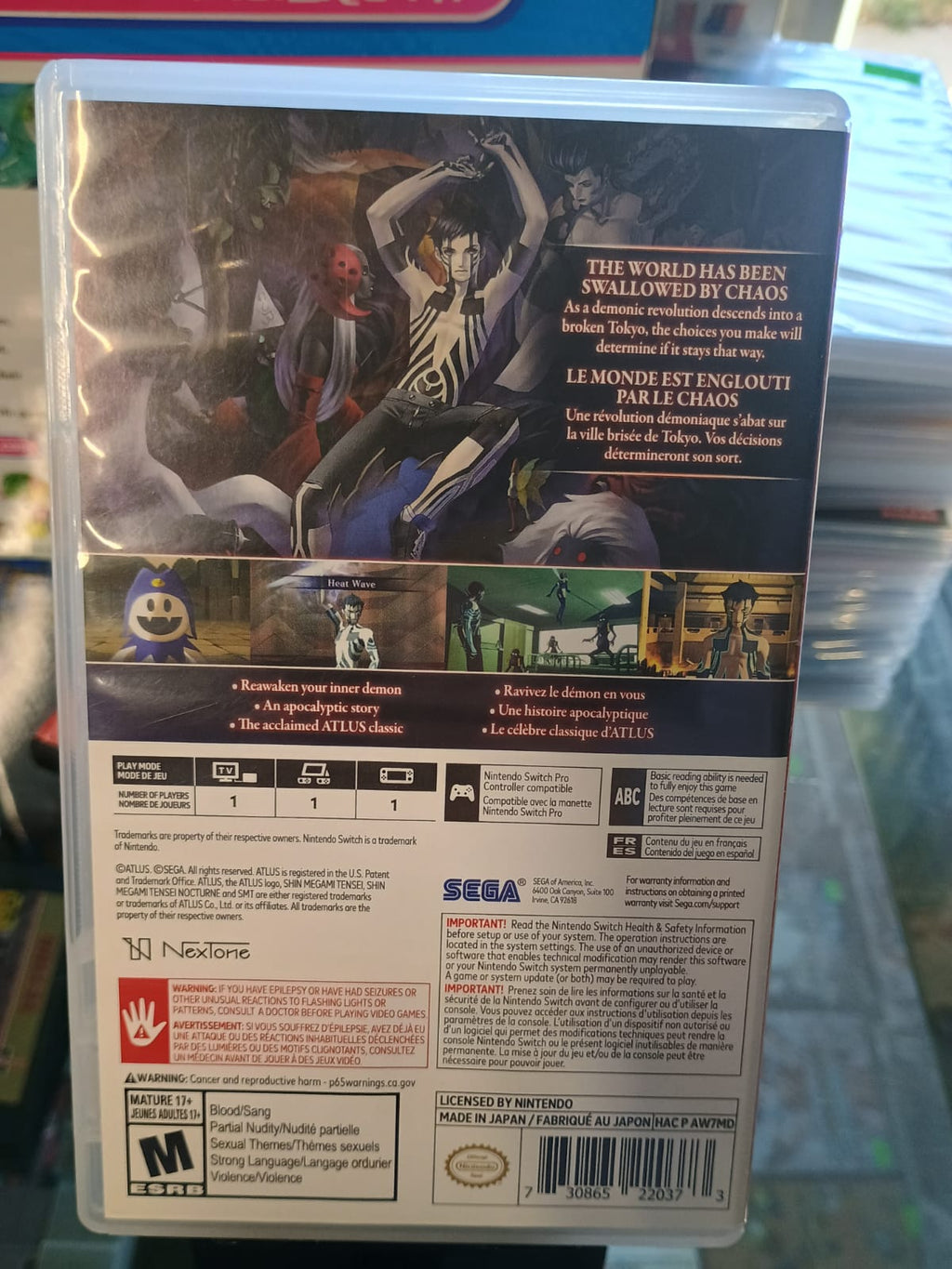 Shin Megami Tensei III Nocturne HD Remaster - Nintendo Switch