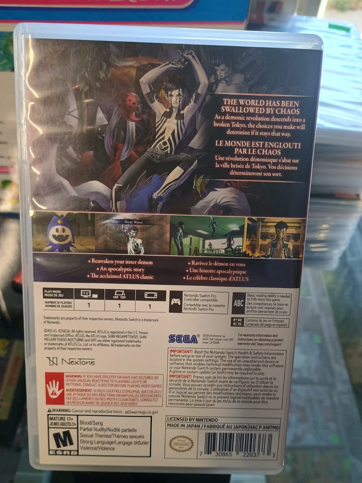 Shin Megami Tensei III Nocturne HD Remaster - Nintendo Switch