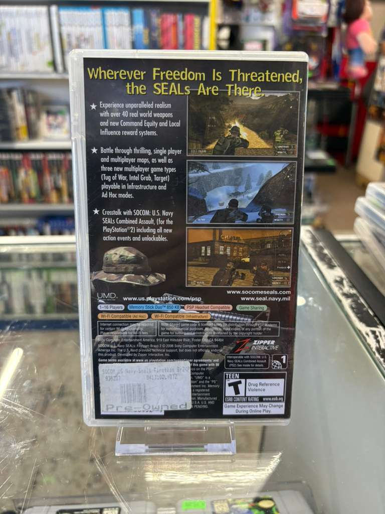 SOCOM: U.S. Navy SEALs Fireteam Bravo 2 - PlayStation Portable