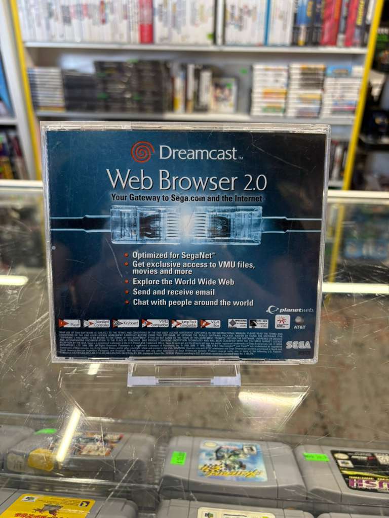 Dreamcast Web Browser 2.0 (with SegaNet) - Sega Dreamcast Classic