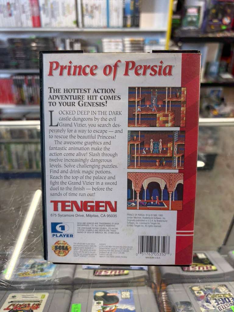 Prince of Persia - Sega Genesis Classic