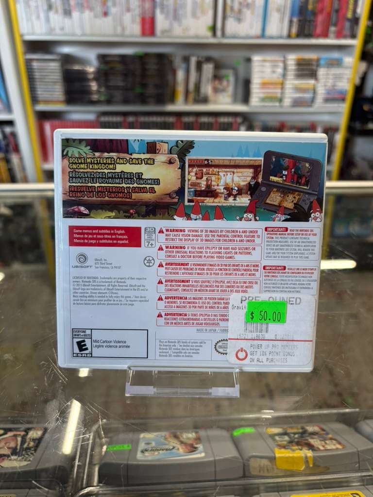 Gravity Falls: Legend of the Gnome Gemulets - Nintendo 3DS Classic