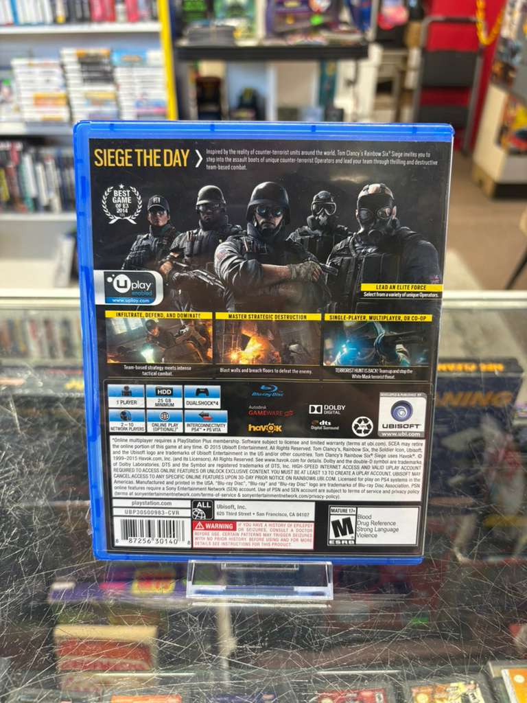 Tom Clancy's Rainbow Six Siege - PlayStation 4