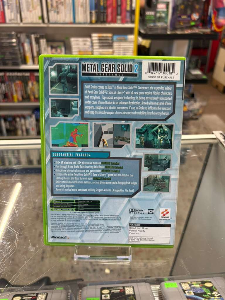 Metal Gear Solid 2: Substance - Original Xbox