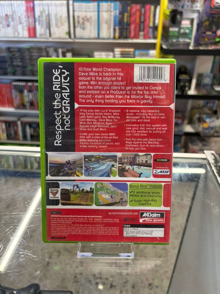 Dave Mirra Freestyle BMX 2 - Original Xbox