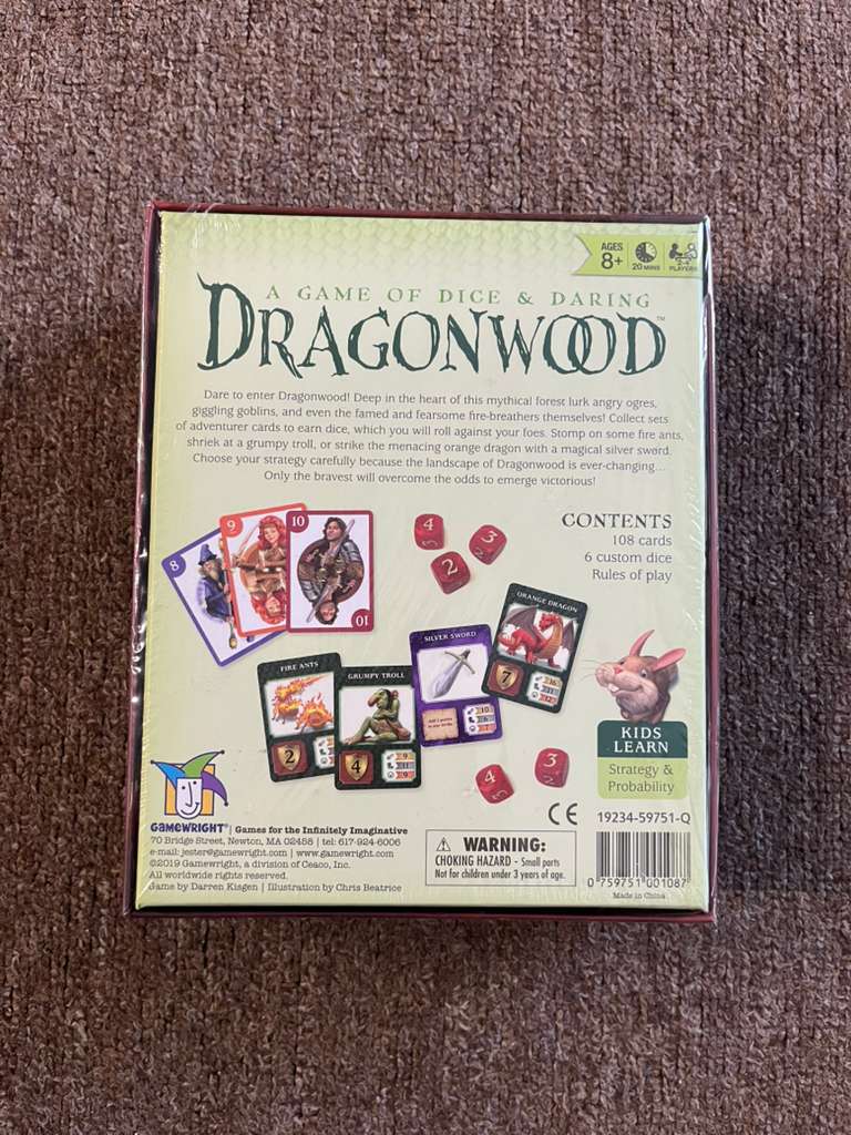 Dragonwood – A Game of Dice & Daring - Board Game