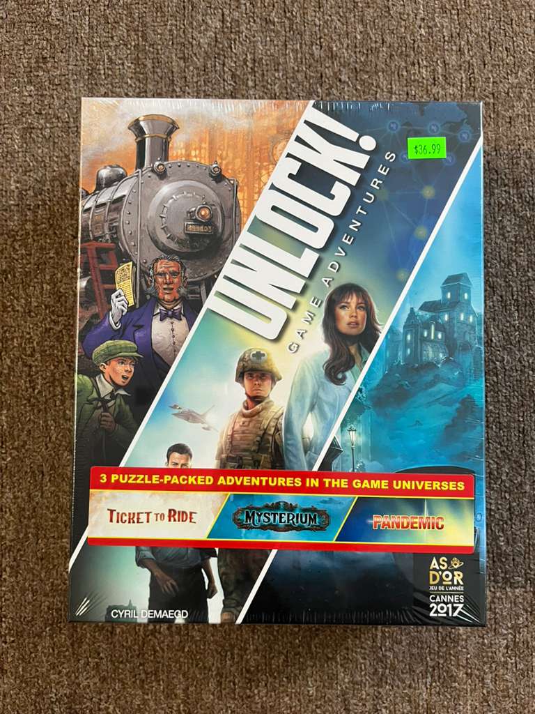 Unlock! Game Adventures – Escape Room Board Game Collection - Board Game