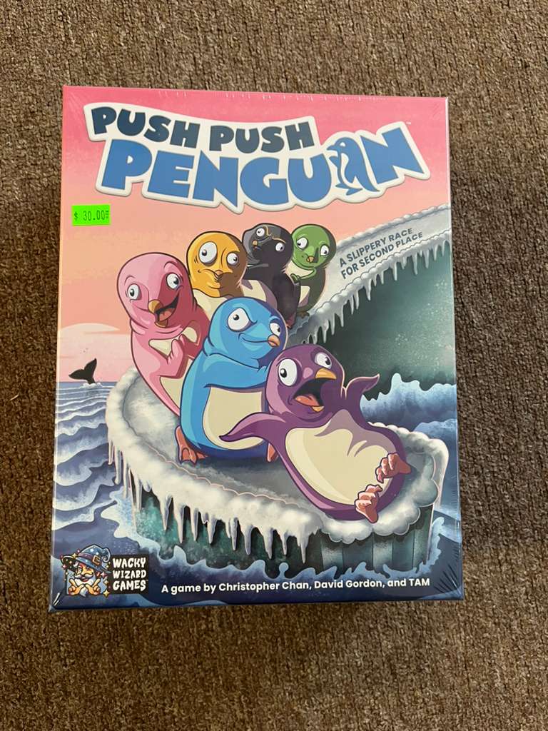 Push Push Penguin – A Slippery Race for Second Place - Board Game